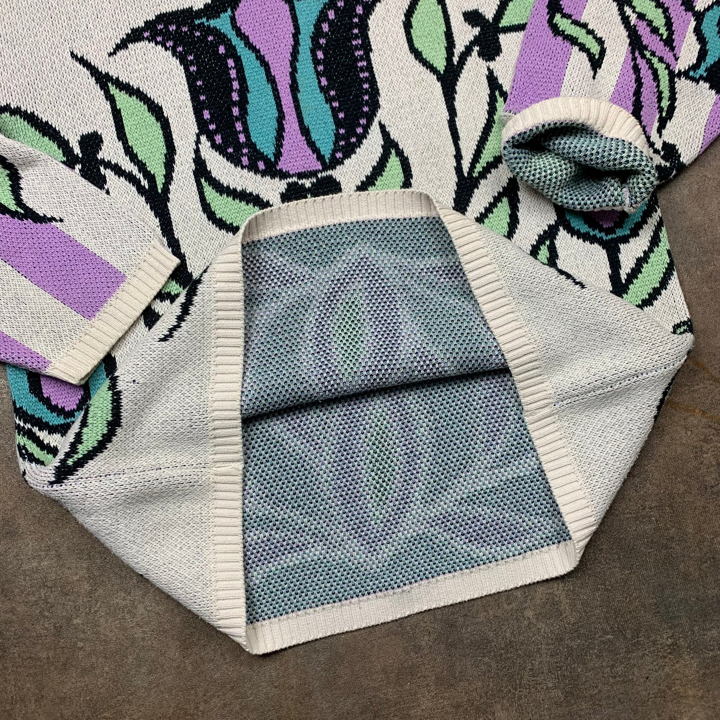 Oxbow 1993 Jacquard graphic knit (S)