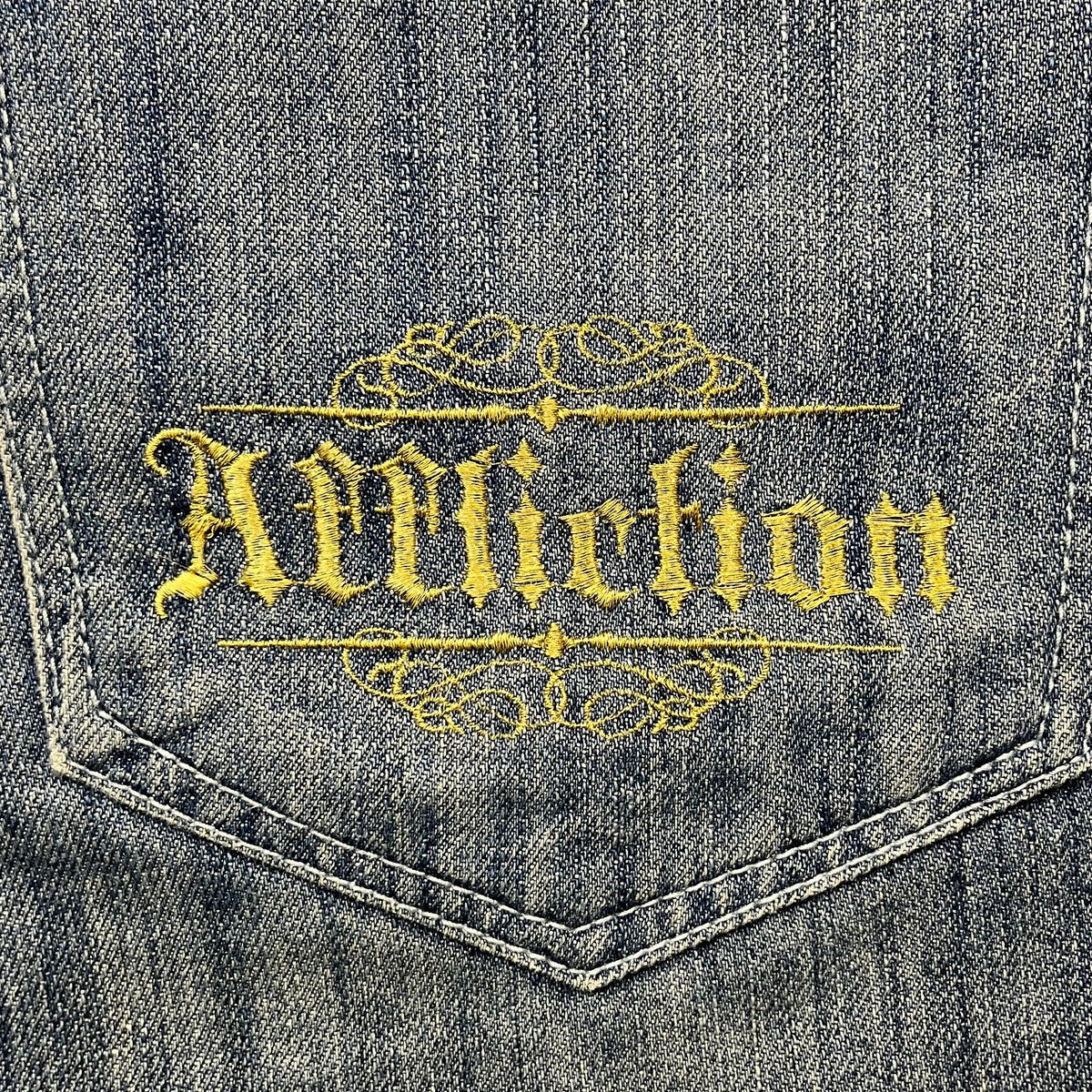 Affliction 00s baggy graphic jeans (34")