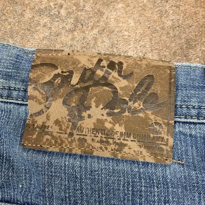 Southpole 00s red tab baggy jorts (36")