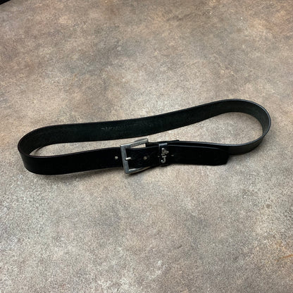 Armani Jeans 00s black logo belt