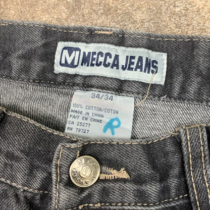 Mecca 00s baggy black denim jeans