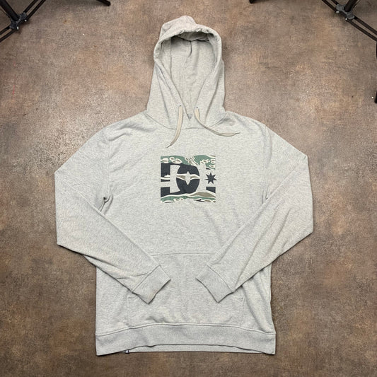 DC Shoes grey camo graphic hoodie
