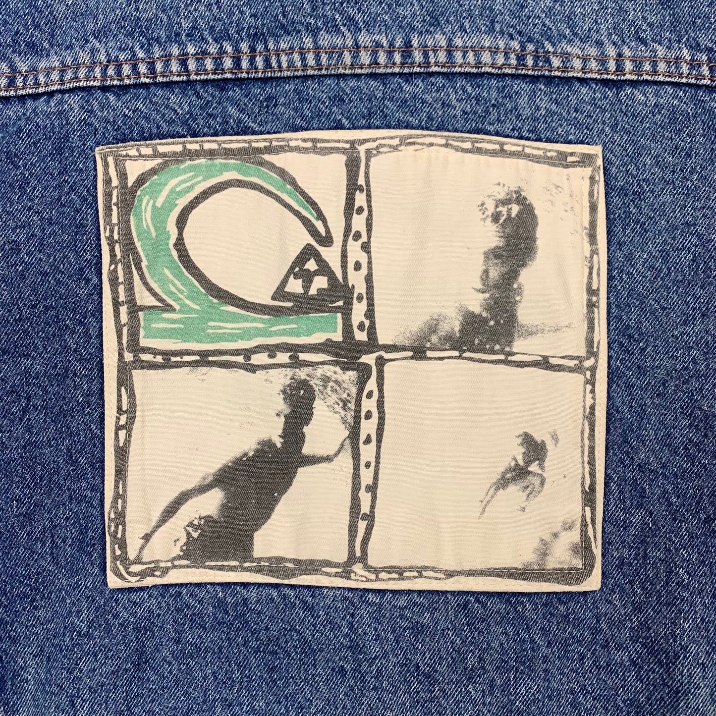 Quiksilver 1989 Tom Carroll graphic jacket