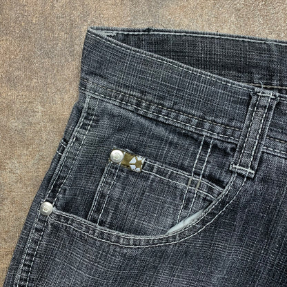 Southpole 00s baggy black grey jeans