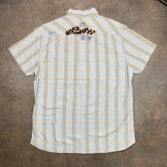 Oxbow 00s deadstock graphic button shirt