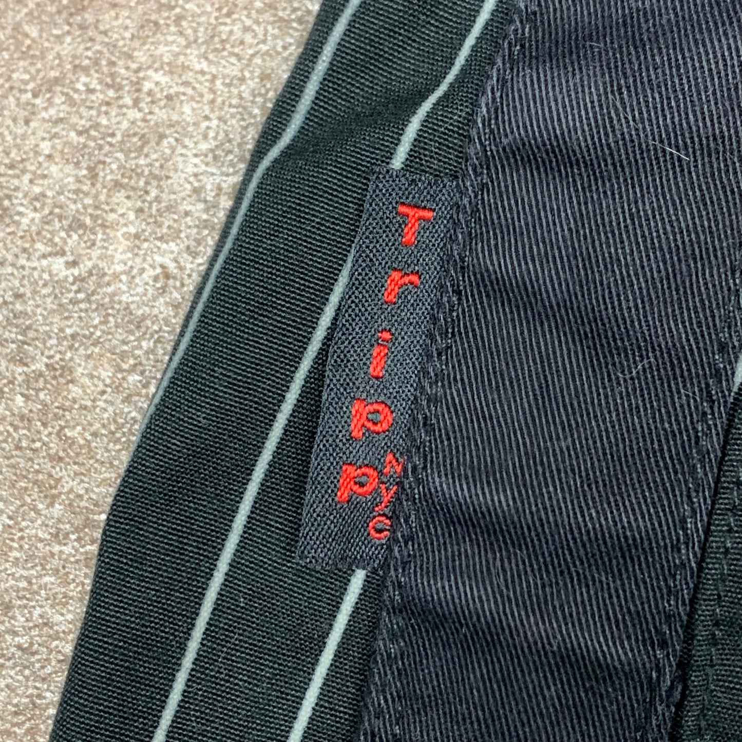 Tripp NYC 90s black pinstripe maxi skirt (M)
