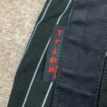 Tripp NYC 90s black pinstripe maxi skirt (M)