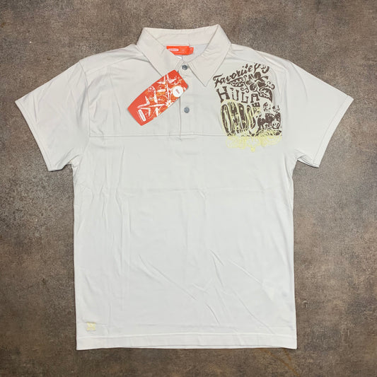Oxbow 00s deadstock graphic polo shirt