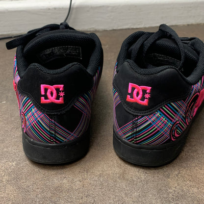 DC Shoes Pixie 4 00s black pink chunky trainers