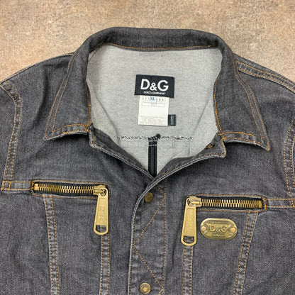 Dolce & Gabbana Women's 00s denim jacket (XL)