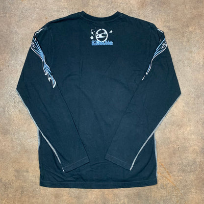 O'Neill 00s navy graphic long sleeve tee