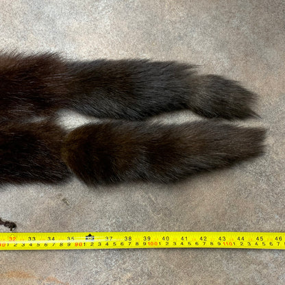 Taxidermy brown fox scarf