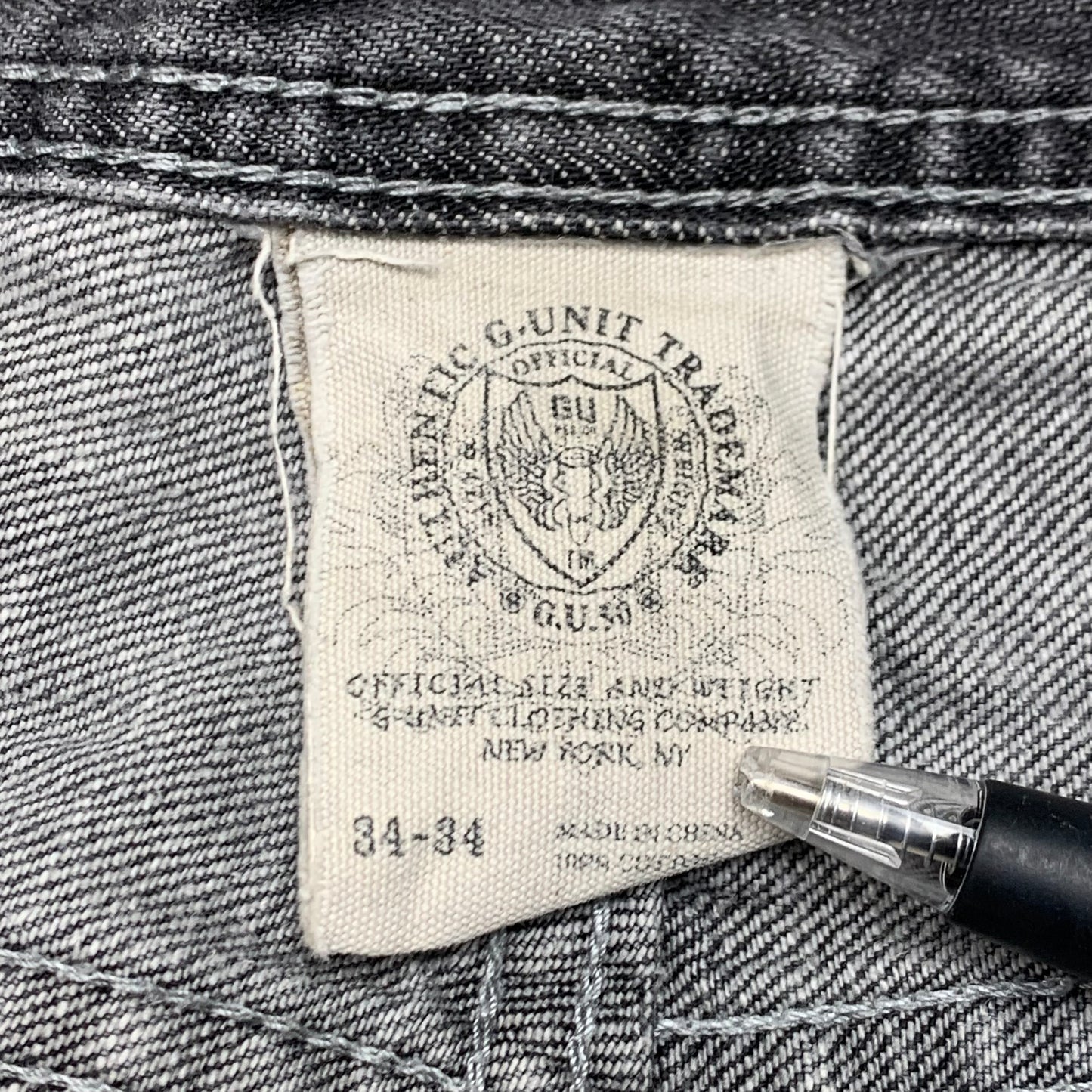 G-Unit 00s baggy graphic jeans (34")