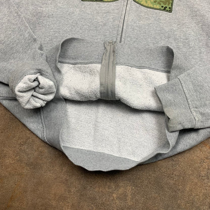 DC Shoes DPM grey graphic zip hoodie