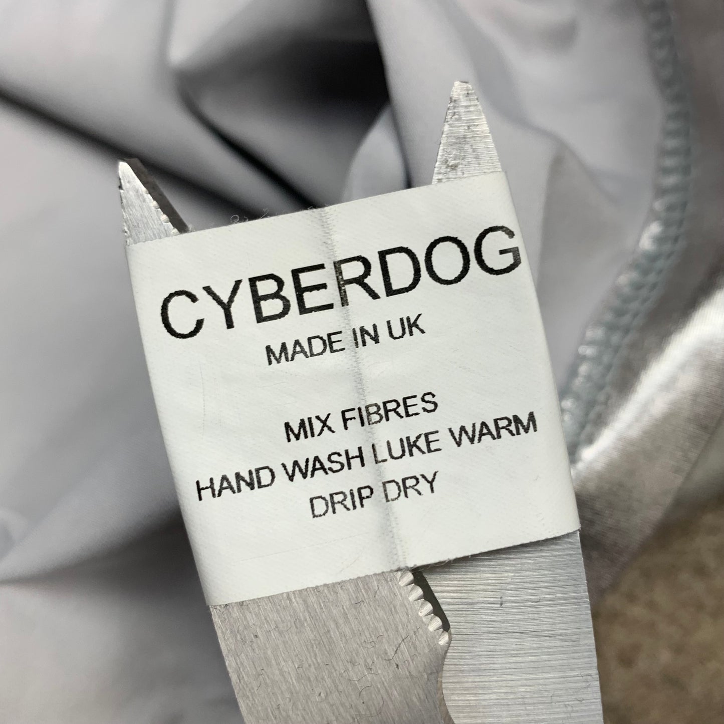 Cyberdog 00s Armor shiny silver vest (L)