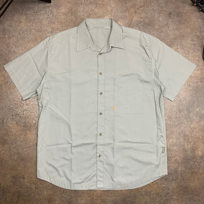 O'Neill 90s grey graphic button pocket shirt