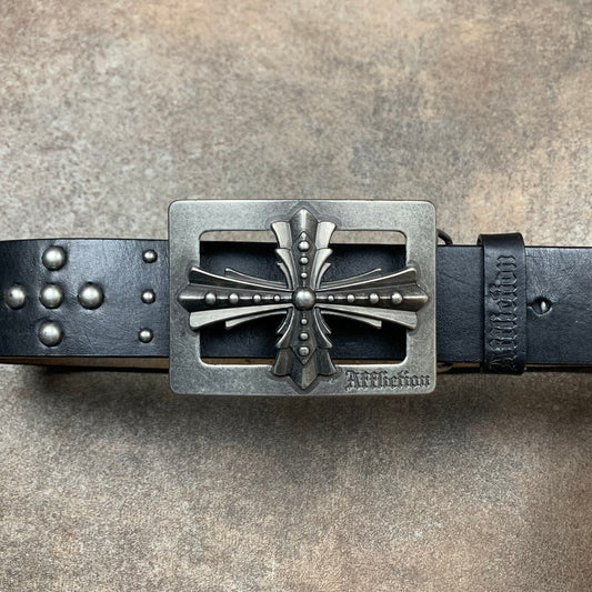 Affliction 00s grunge studded belt