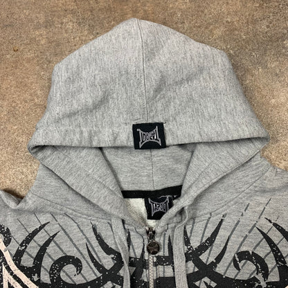 Tapout 00s boxy graphic zip hoodie (XL)