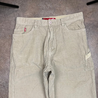 Billabong 00s corduroy graphic jeans (30")