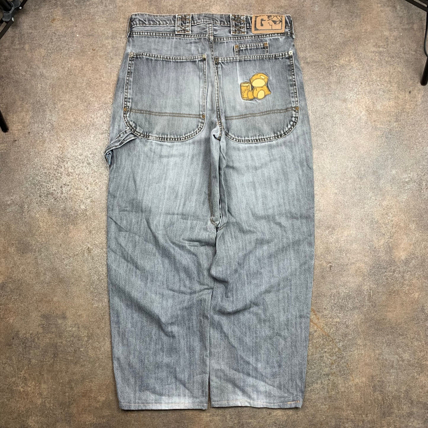 Goeland 00s baggy embroidered jeans