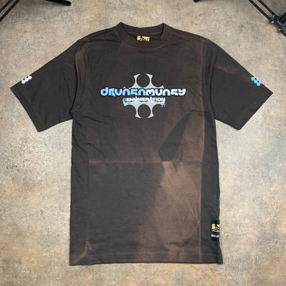 Drunknmunky 00s brown faded graphic tee
