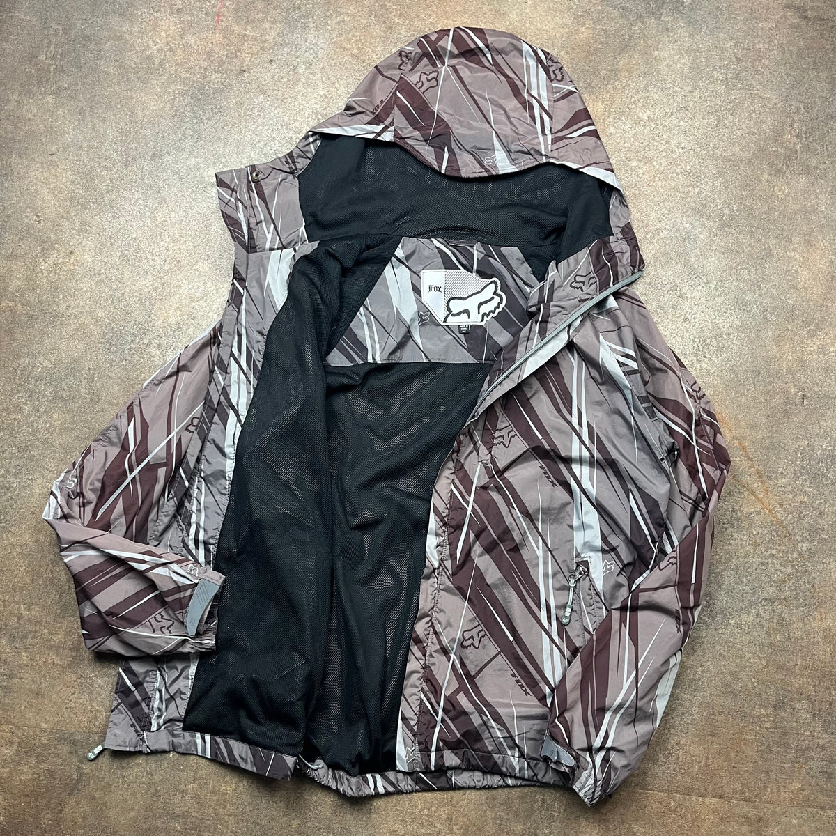 Fox Racing 00s graphic jacket (M)