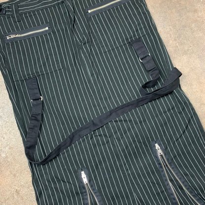 Tripp NYC 90s black pinstripe maxi skirt (M)
