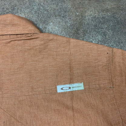 Oakley 00s salmon button shirt