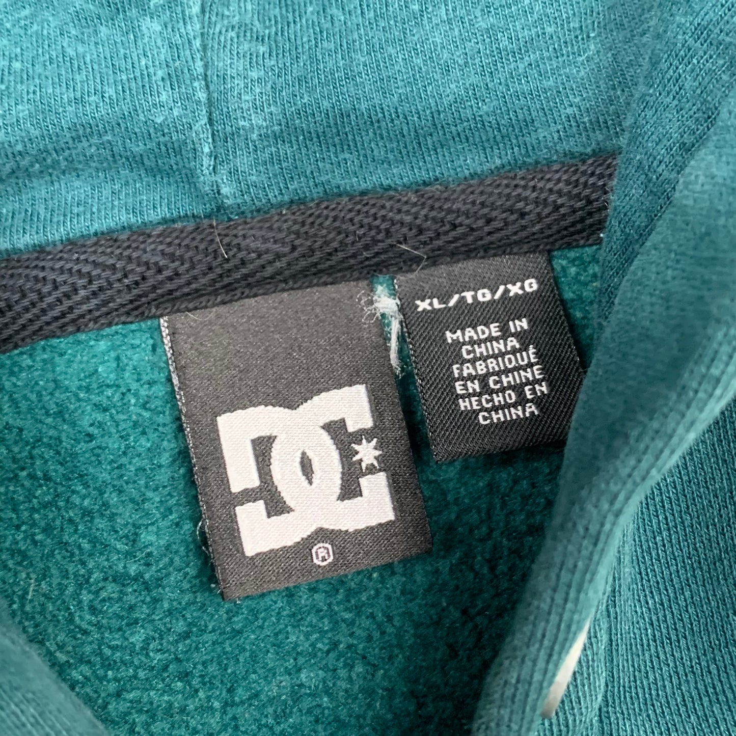 DC Shoes 00s graphic zip hoodie (XL)