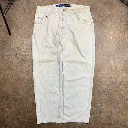 Levi's Silvertab 00s white baggy jeans