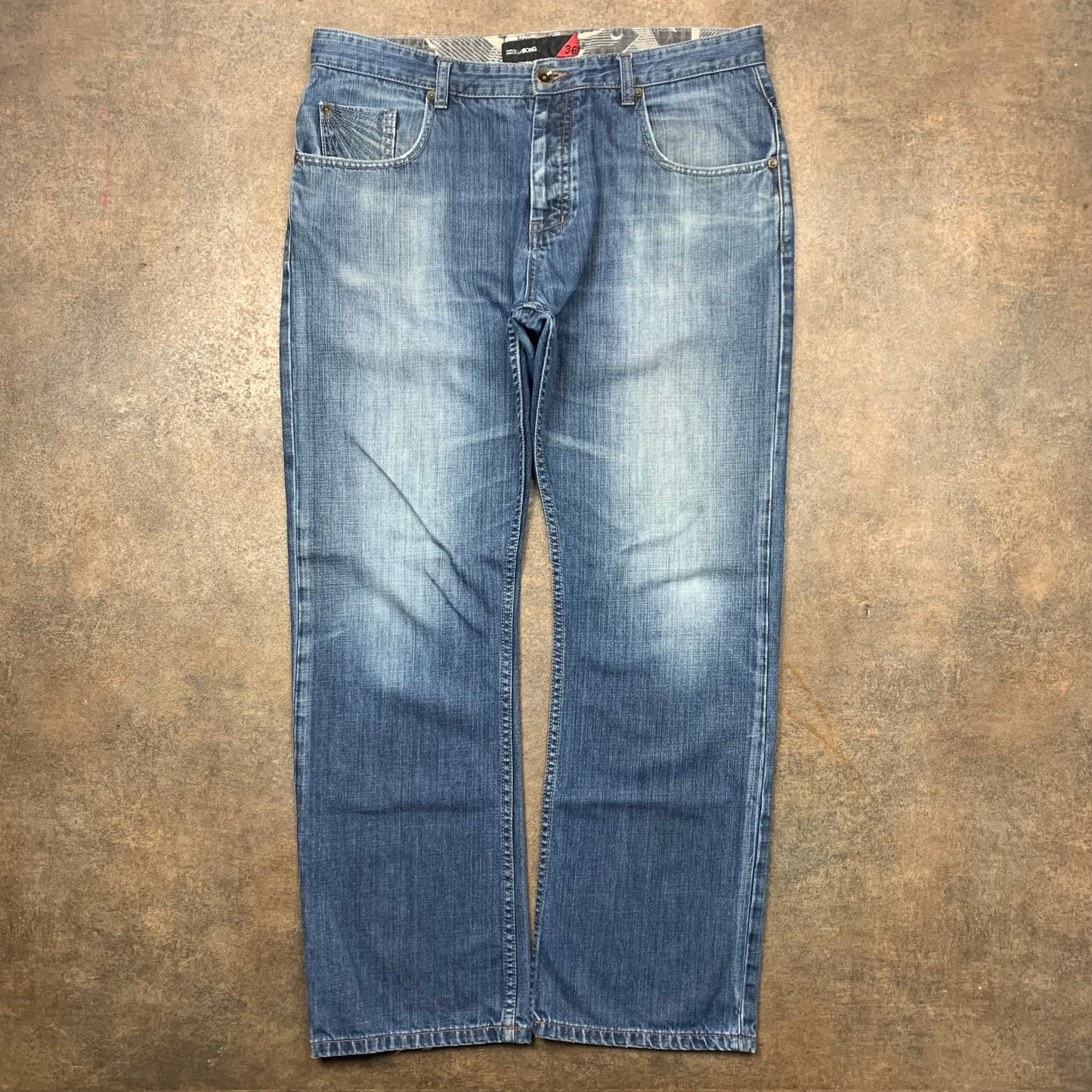 Billabong 00s baggy graphic jeans (36")