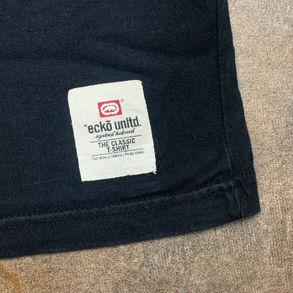 Ecko Unltd. 00s black graphic tee