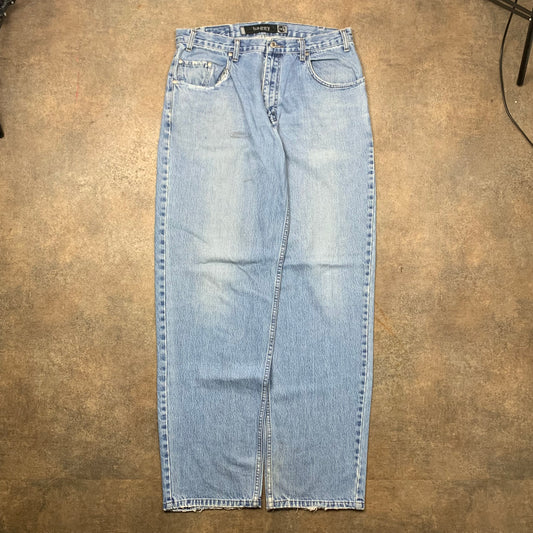 Levi's Silvertab 00s baggy pale jeans (36")