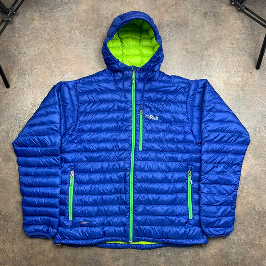 Rab Pertex Microlight navy blue puffer jacket