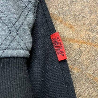 Ecko Unltd 00s grey black grunge hoodie (XL)