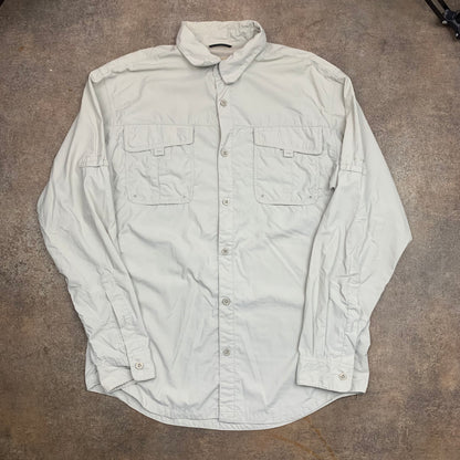 Columbia Titanium white cream utilised shirt