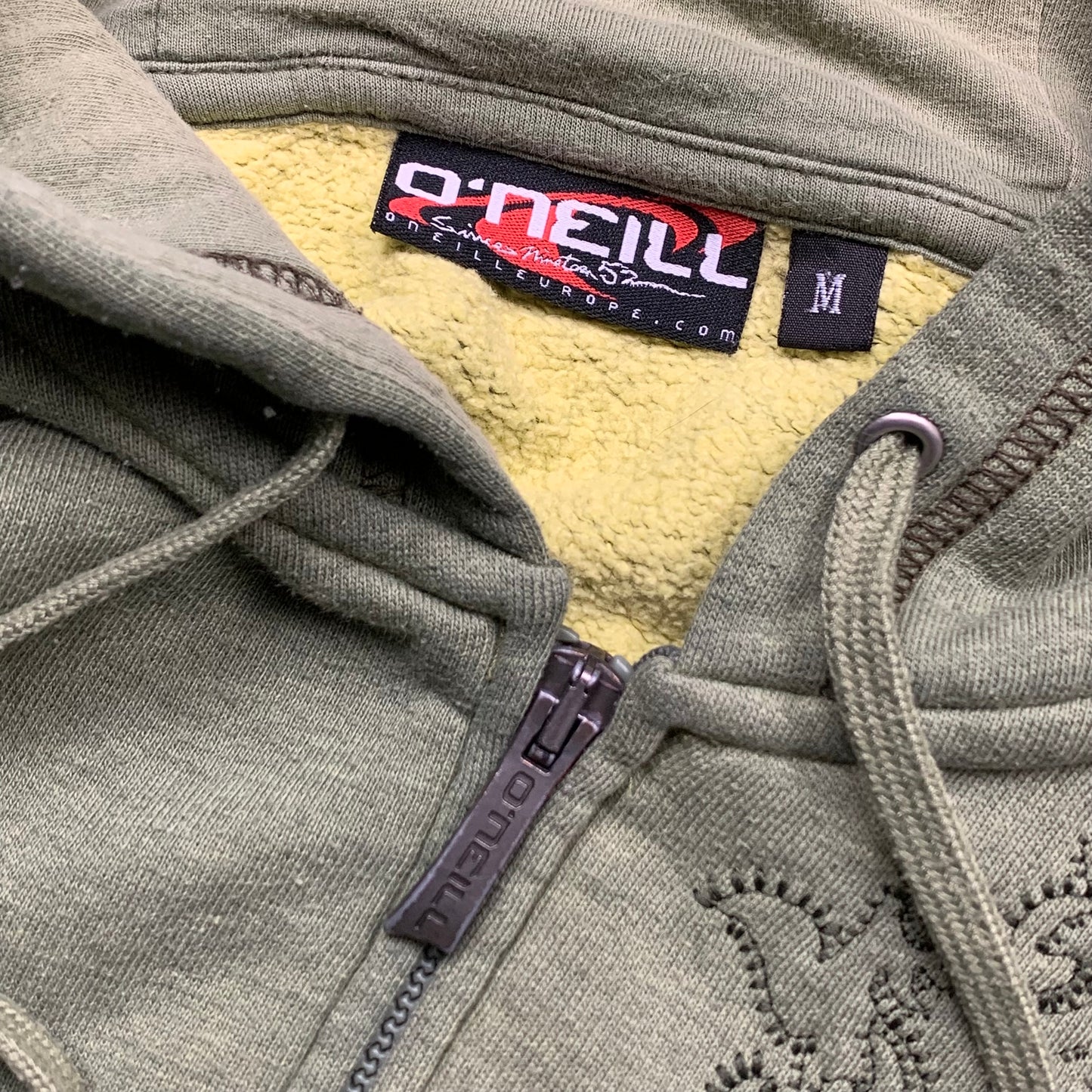 O’Neill 00s green graphic hoodie (M)