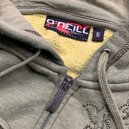 O’Neill 00s green graphic hoodie (M)