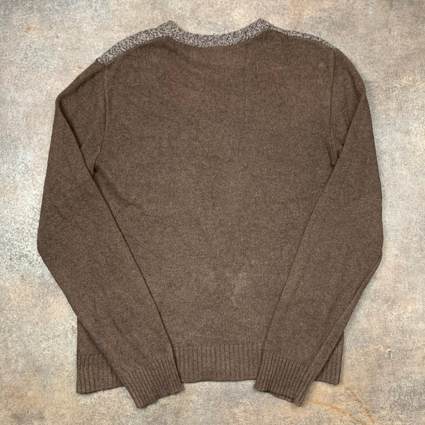 Dolce & Gabbana 00s brown knit jumper
