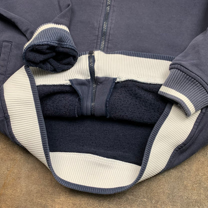 Southpole 00s navy graphic zip hoodie