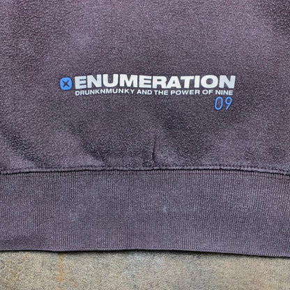 Drunknmunky 00s boxy fleece hoodie (M)