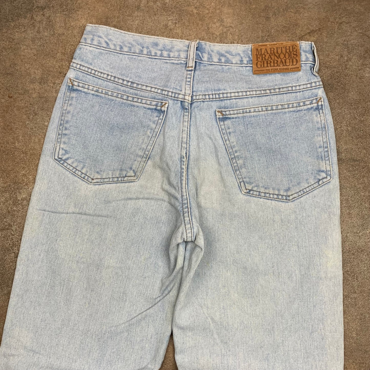 Marithé + François Girbaud 90s pale blue jeans
