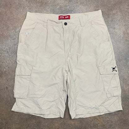 Oakley Software 00s cream baggy cargo shorts