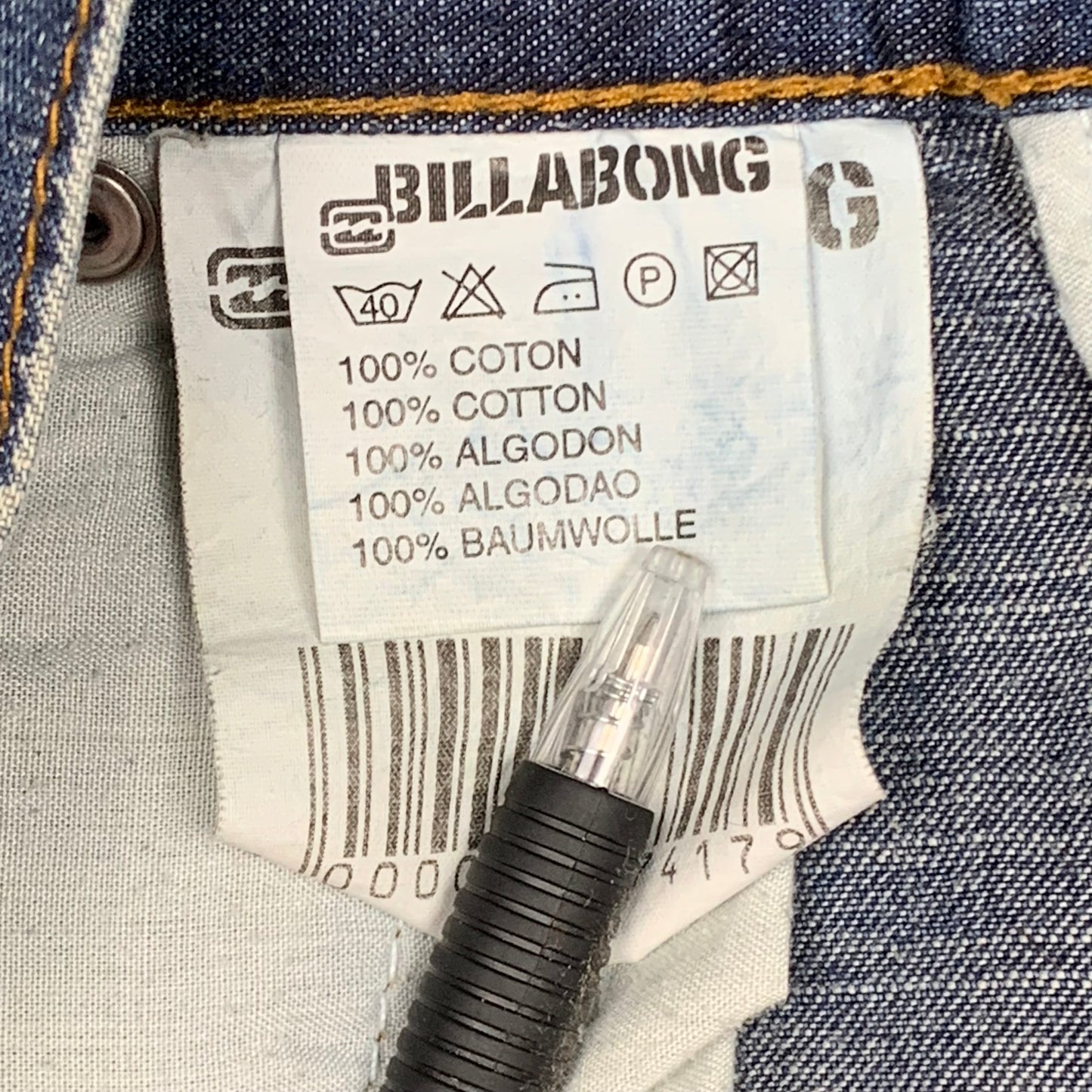 Billabong 00s baggy carpenter jeans (34")