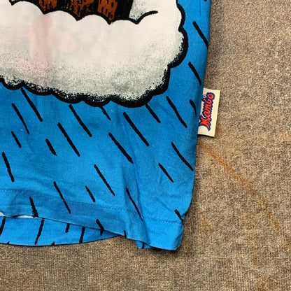Mambo 00s blue graphic Loud Shirt (L)