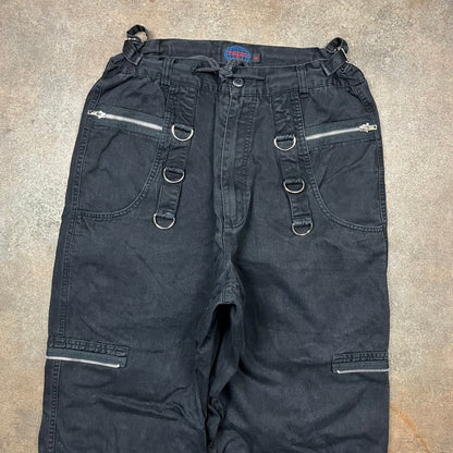 Tripp NYC 90s baggy zip off jeans (30")