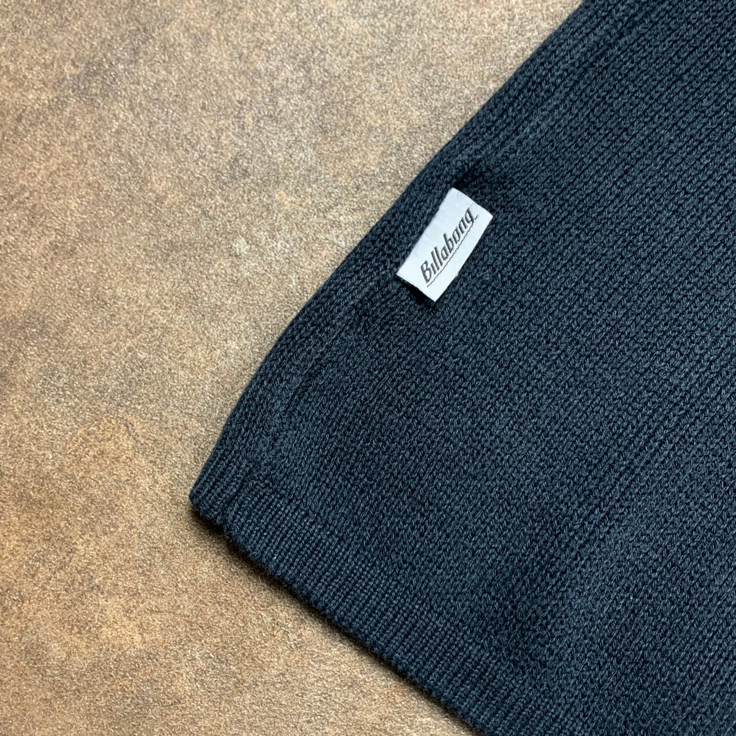 Billabong 90s navy knit sweater (L)