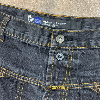 Marithé + François Girbaud 00s black baggy jorts