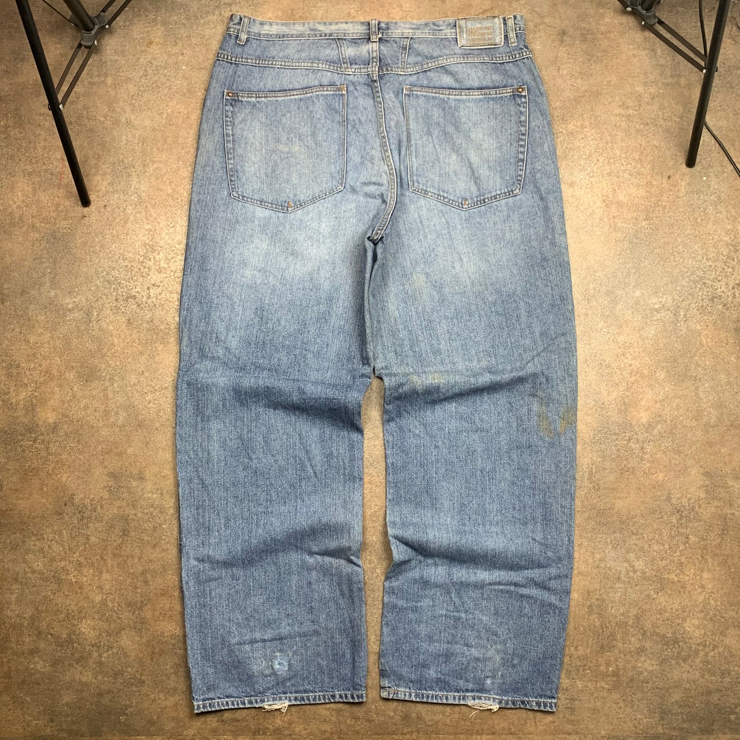 Marithé + François Girbaud 00s baggy blue jeans