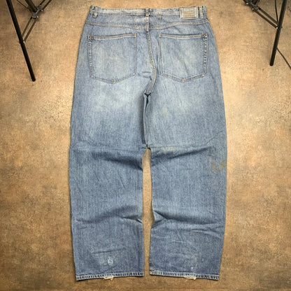Marithé + François Girbaud 00s baggy blue jeans